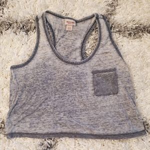 Mossimo Grey Crop Tank